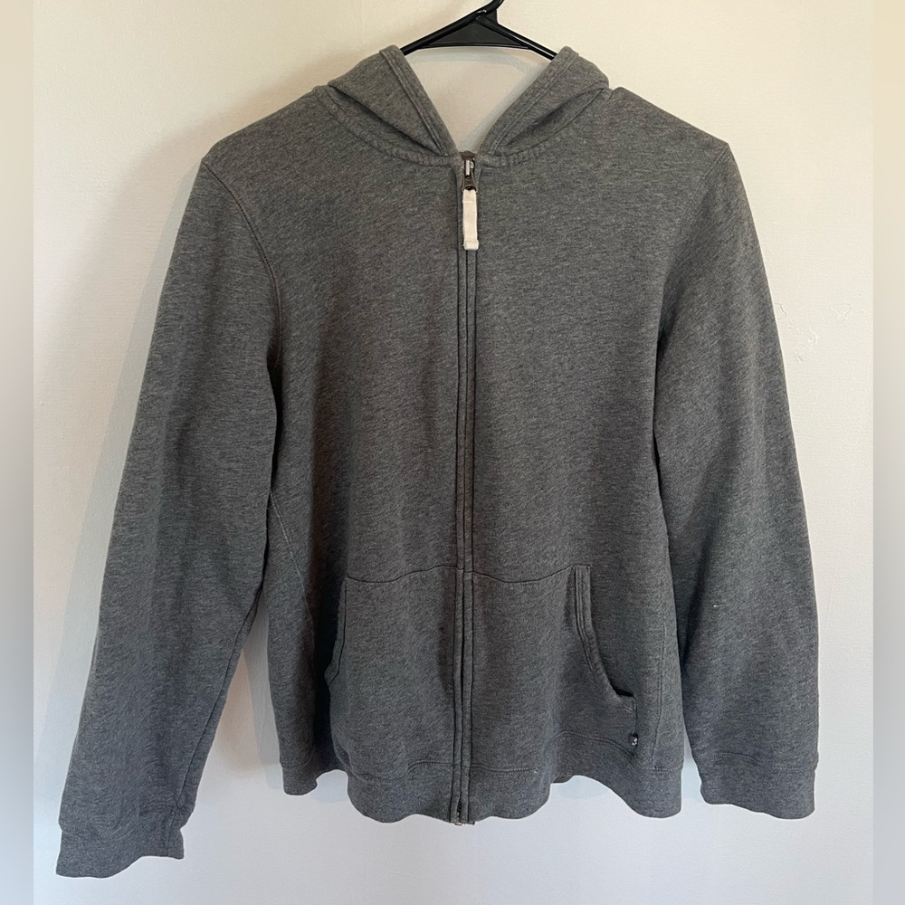 Gray Jacket Zip Up Size Medium